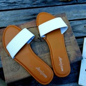 Westloop White Sandals